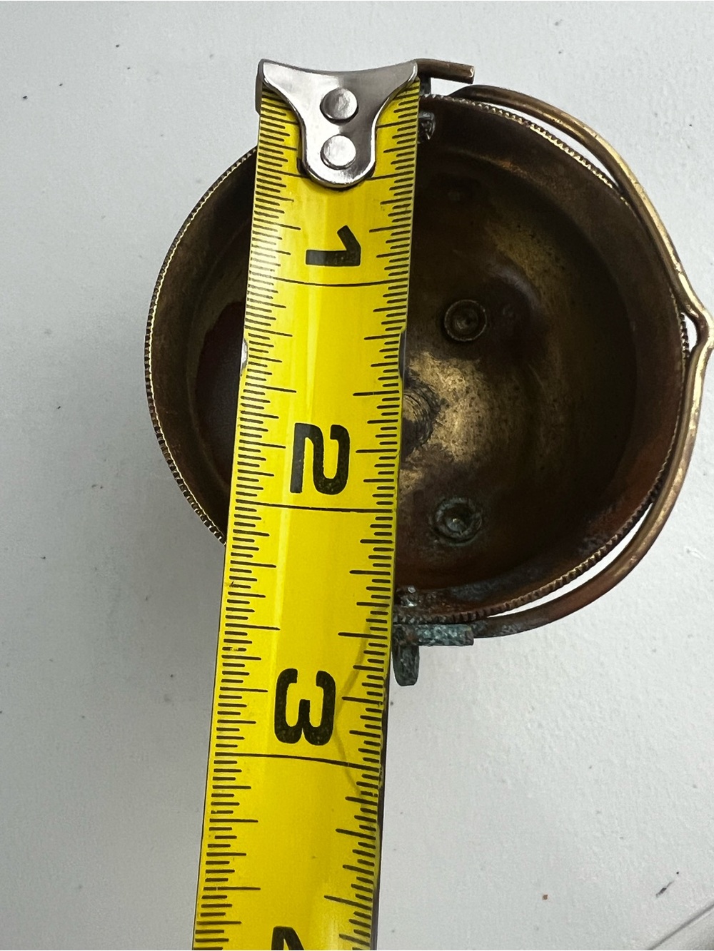 VTG Peerage England Brass Mini Cauldron Pot - Picture 10 of 11